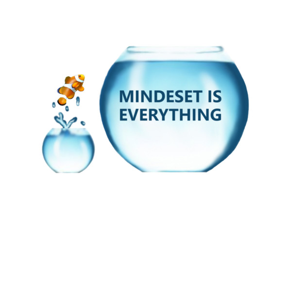 Clownfish Mindset is Everything Motivational, Fish, Funny Motivational quote by logiamerch