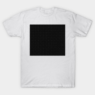 Black and White Micro Mini Polka Dot T-Shirt