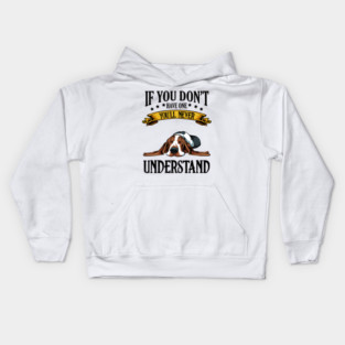 Basset Hound Kids Hoodie
