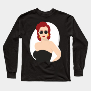 Renata, the vintage hottie Long Sleeve T-Shirt