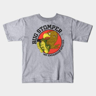 Colonial Marines Bug Stomper - We Endanger Species Kids T-Shirt
