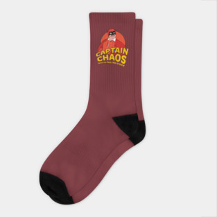 Have no Fear Him Is Here - Captain Chaos Socks