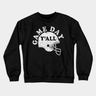 Game Day Y'all Football Crewneck Sweatshirt