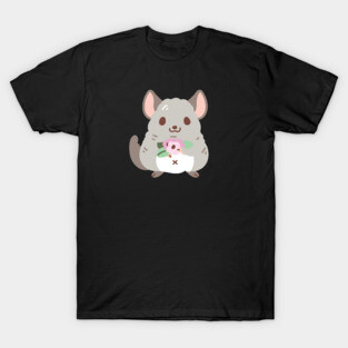 Chinchilla and Flowers T-Shirt