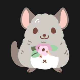 Chinchilla and Flowers T-Shirt
