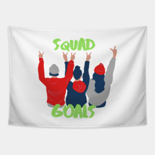Squad Goals Tapestry