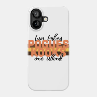 Pogues & Kooks. Two Tribes, One Island Outer Banks Phone Case