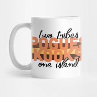 Pogues & Kooks. Two Tribes, One Island Outer Banks Mug