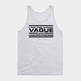 Vague Answer Tank Top