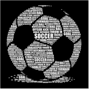 Soccer Ball- Cool Football Lover Gift Posters and Art