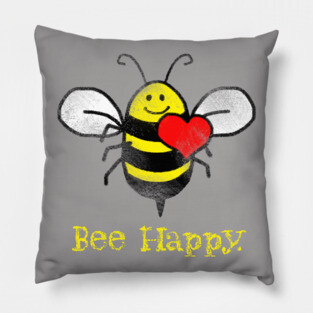 Bee Happy Pillow