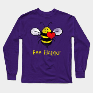 Bee Happy Long Sleeve T-Shirt