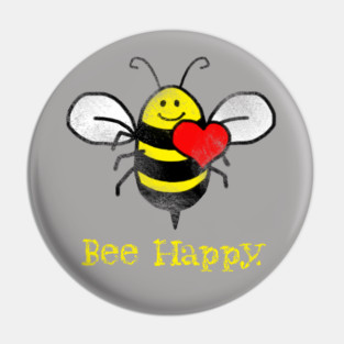 Bee Happy Pin