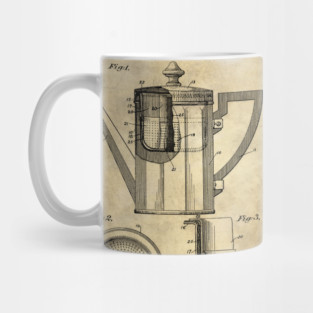 Coffee Or Teapot Blueprint Mug