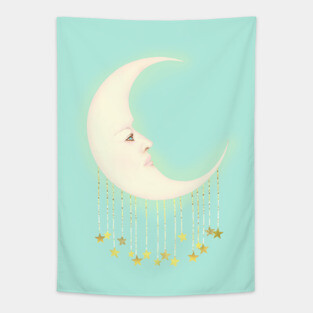 Dreaming Of The Moon Tapestry