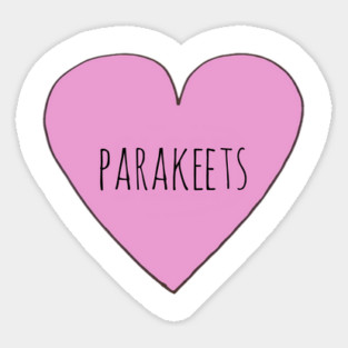 Love Parakeets Magnet