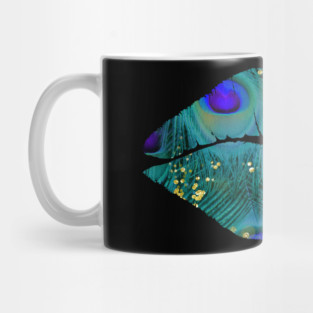 Peacock Kiss Mug