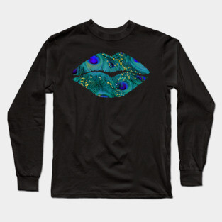 Peacock Kiss Long Sleeve T-Shirt