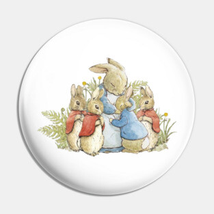 Bunny Family Pin