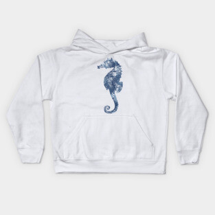 Sponge Seahorse Kids Hoodie