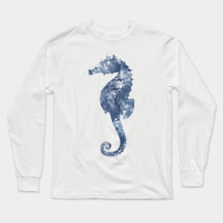 Sponge Seahorse Long Sleeve T-Shirt