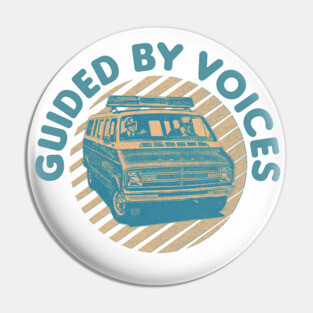 Guided By Voices Retro Fan Art Design Pin