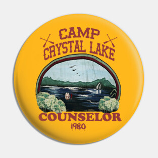 Crystal Lake Camp Counselor Pin