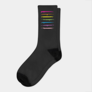 Gay Pride Rainbow Stripes Socks