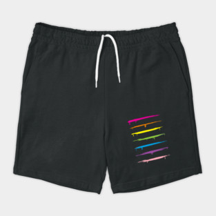 Gay Pride Rainbow Stripes Shorts