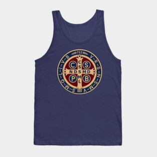Saint Benedict Medal Tank Top