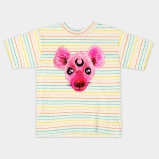 Pink Hyena Kids T-Shirt