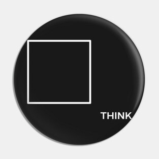 Think outside of the box t-shirt Pin