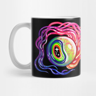 Rainbow Eyeball Mug