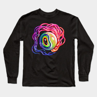 Rainbow Eyeball Long Sleeve T-Shirt