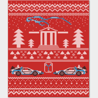 Back to the Future Ugly Sweater Posters and Art