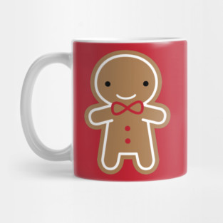 Kawaii Gingerbread Man Mug