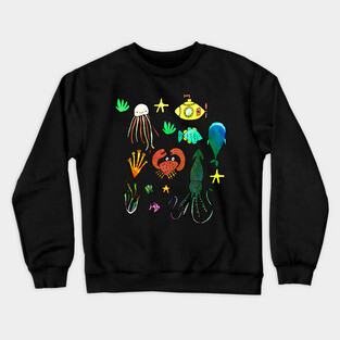 Nautical Bioluminescence Crewneck Sweatshirt