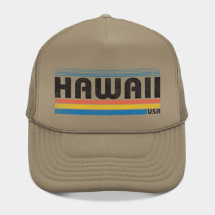 80s Retro Vintage Hawaii USA Hat