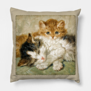 Sleepy Kittens Pillow