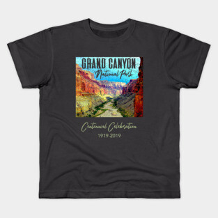 Grand Canyon National Park Centennial Arizona AZ Kids T-Shirt