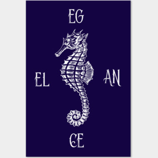 Seahorse Sea horse Posters and Art