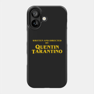 Quentin Tarantino Titles Phone Case