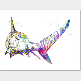 Shark Posters and Art