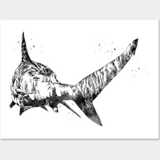Shark Posters and Art
