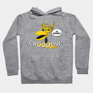 MST3K Crow "Croooow!" and "I'm Different" Hoodie