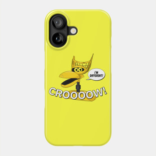 MST3K Crow "Croooow!" and "I'm Different" Phone Case