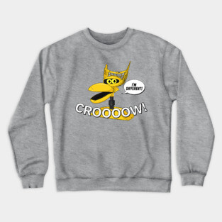 MST3K Crow "Croooow!" and "I'm Different" Crewneck Sweatshirt
