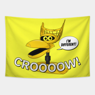 MST3K Crow "Croooow!" and "I'm Different" Tapestry