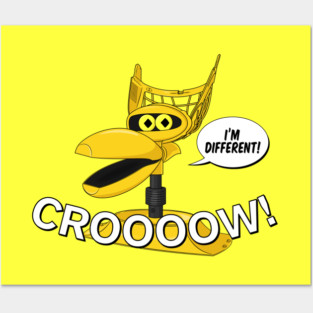 MST3K Crow "Croooow!" and "I'm Different" Posters and Art