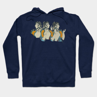 Blue Ladies Hoodie